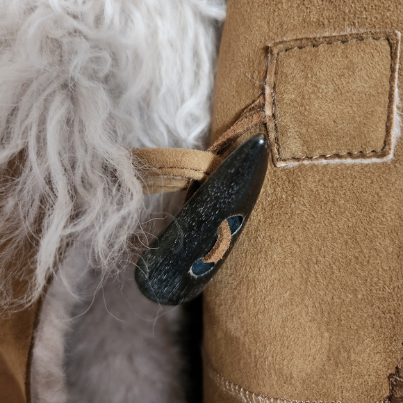 Sundance Gwyneth Shearling Suede Coat - Picture 7 of 12